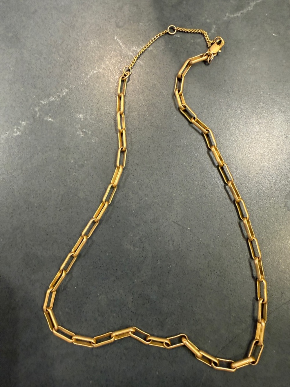 Madewell Gold Link Chain Necklace - Women Jewelry